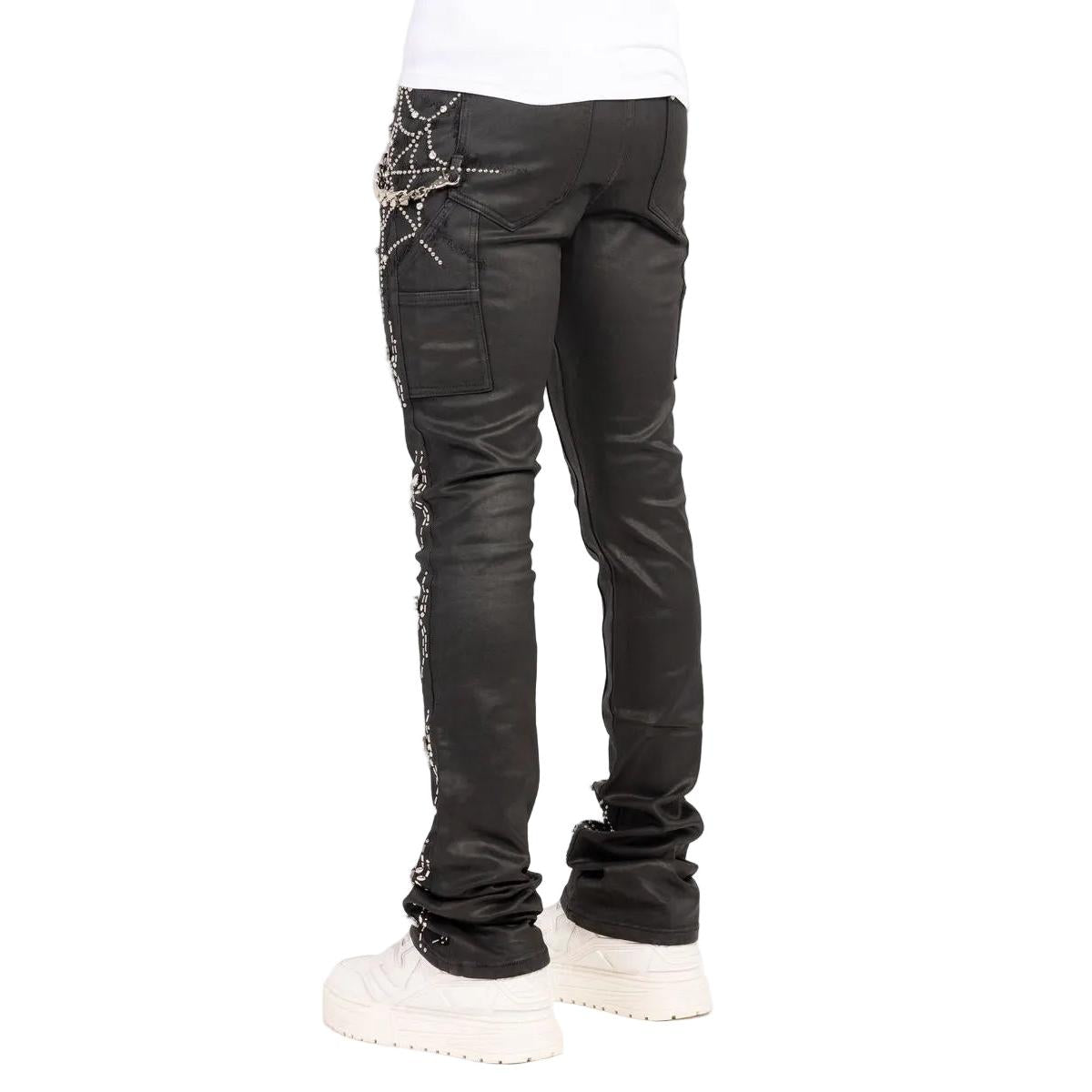 Guapi | Obsidian Spider Denim - Black Waxed