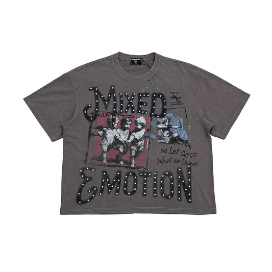 Mixed Emotion | Friends Tee - Grey