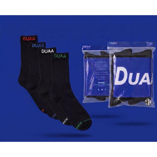 Duaa | Elite Socks 4-Pack - Black