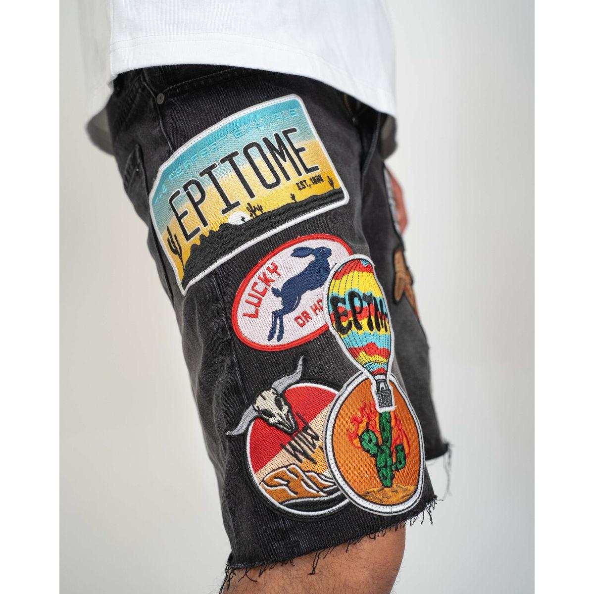 EPTM | Canyon Patchwork Jorts - Black