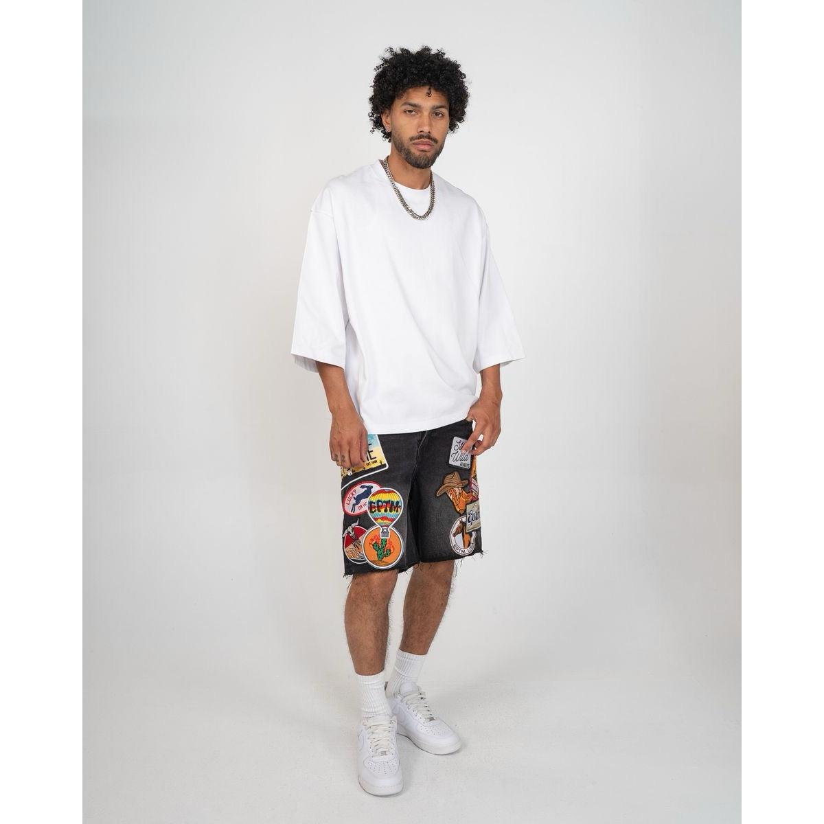 EPTM | Canyon Patchwork Jorts - Black