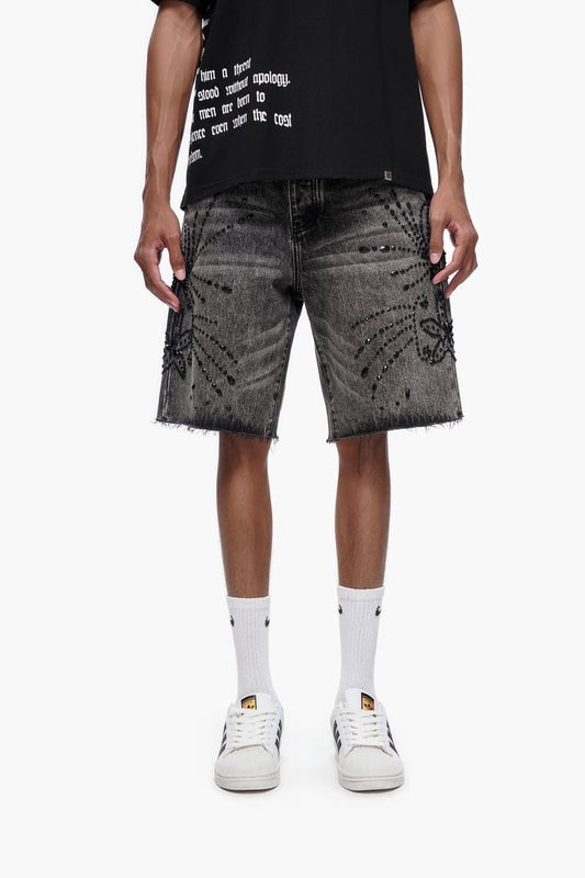 Trnchs | Venom Jorts - Grey Wash