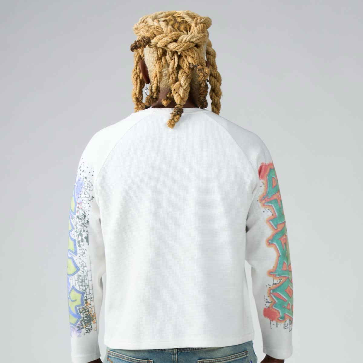 Duaa | Street Long Sleeve Tee - White