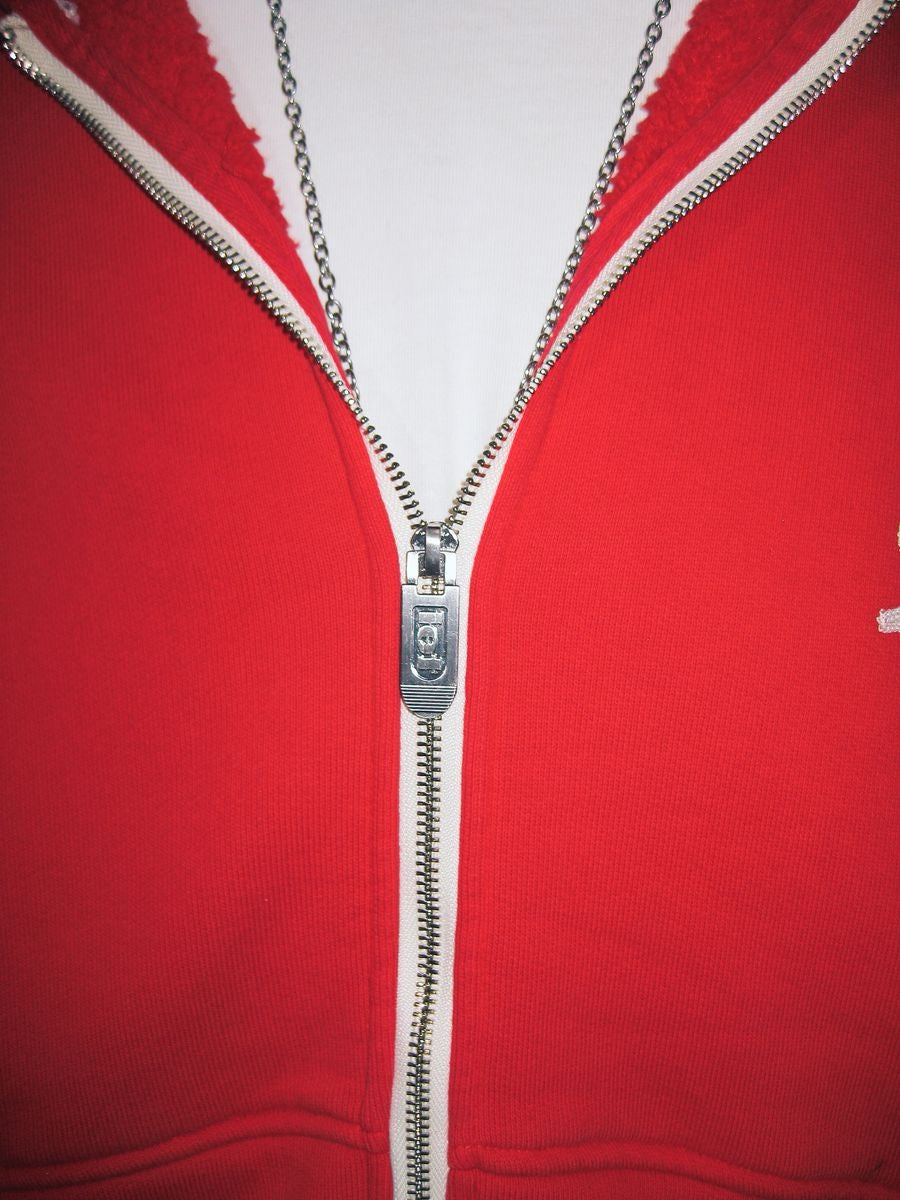 Diet Starts Monday | Bolt Zip Up Hoodie - Red