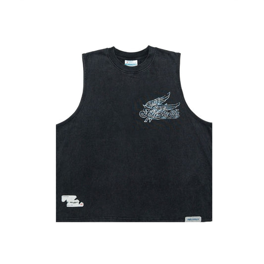 Free Refills | Service Cut Off Tee - Black