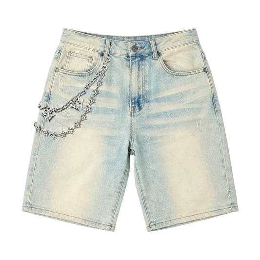 Melee | Milky Way Denim Jorts
