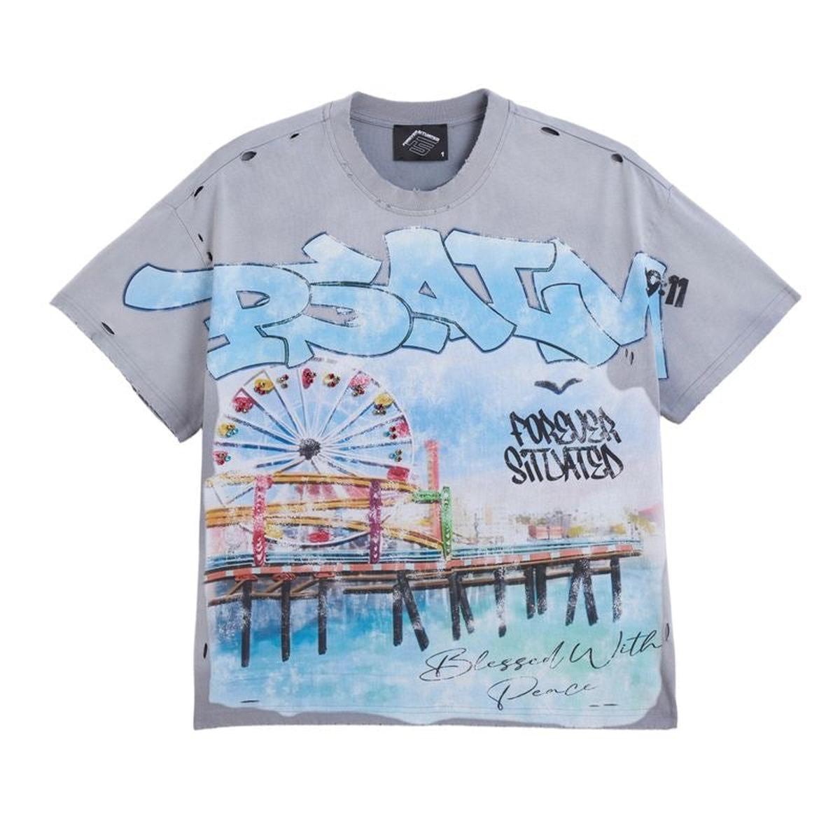 Forever Situated | Ferris Wheel Tee - Grey