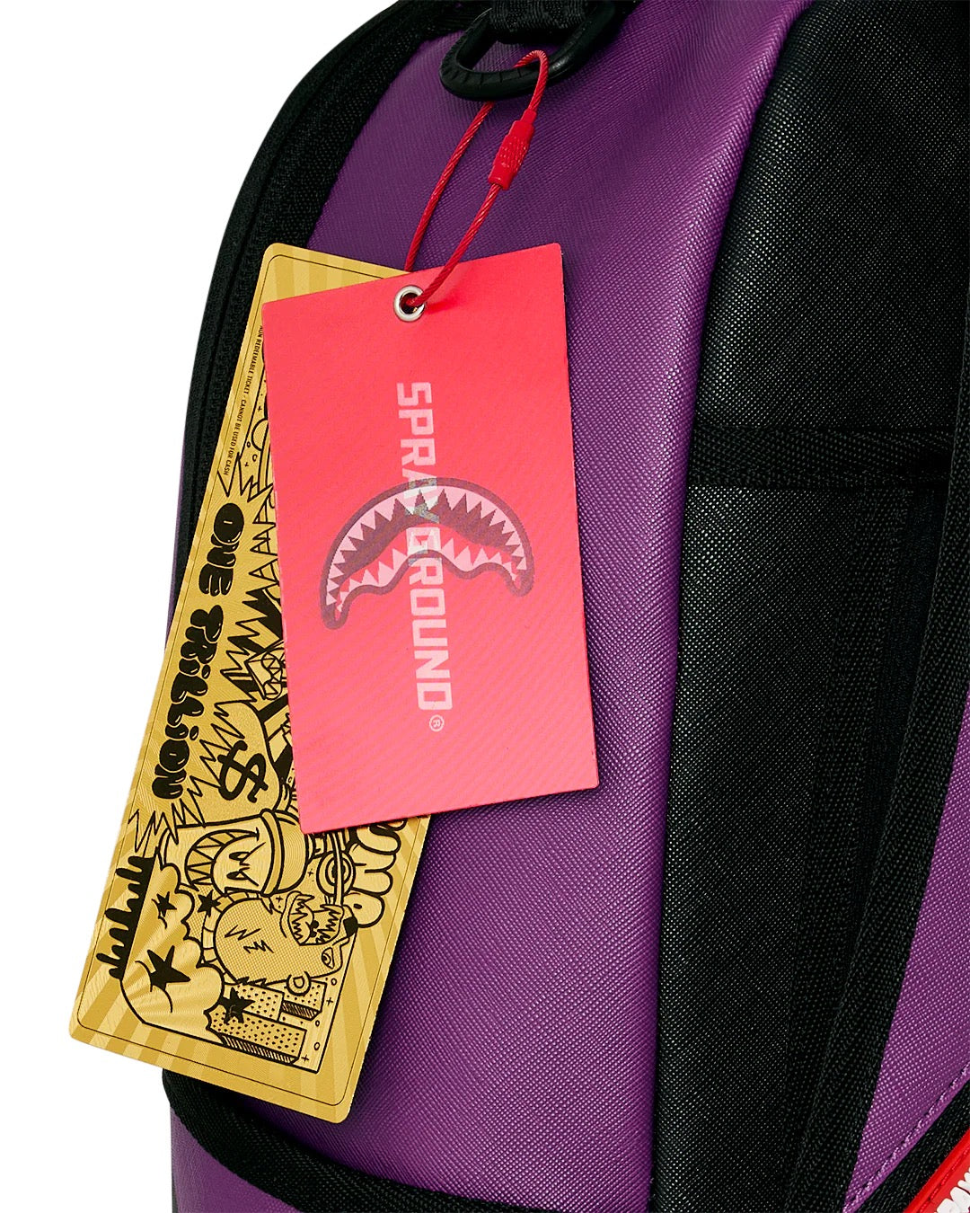 Sprayground Shark Central Bubbly Purple Backpack