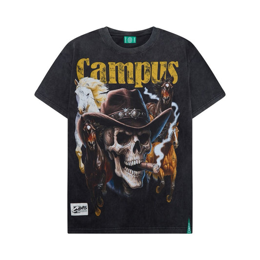 Campus Goods | Ghost Rider Tee - Vintage Black