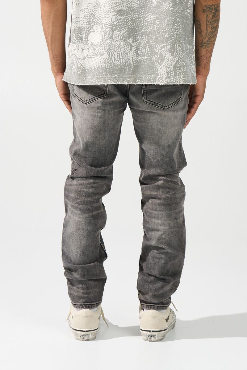 Serenede | Titan Slim Fit Jeans - Grey