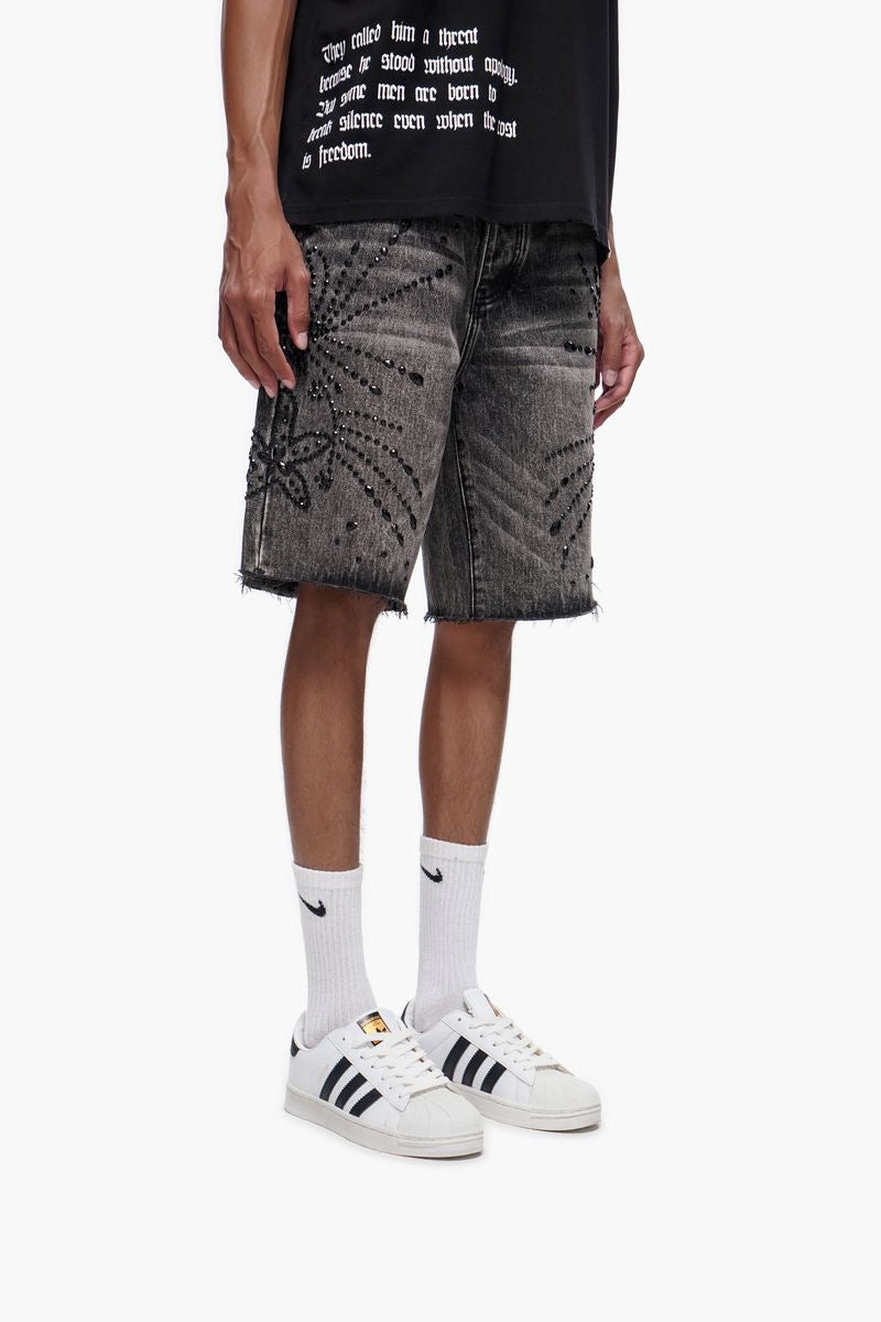 Trnchs | Venom Jorts - Grey Wash