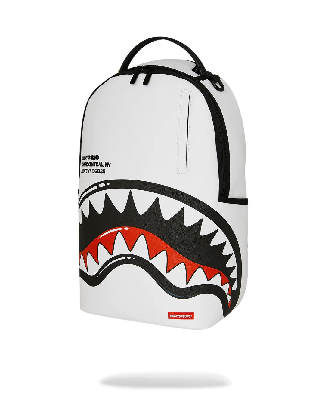 Sprayground Central Shark Bubbly White Backpack