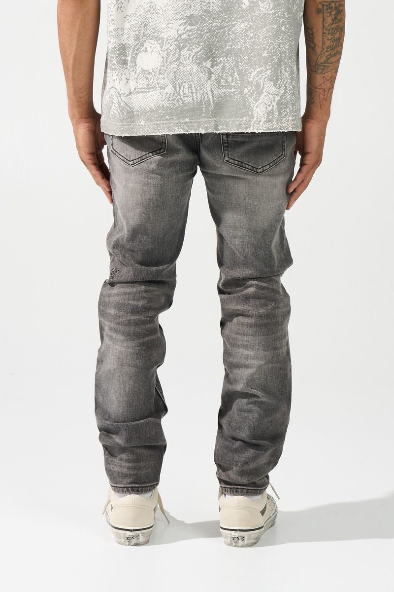 Serenede | Titan Slim Fit Jeans - Grey