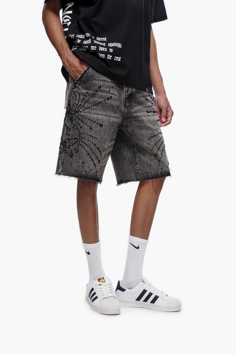 Trnchs | Venom Jorts - Grey Wash