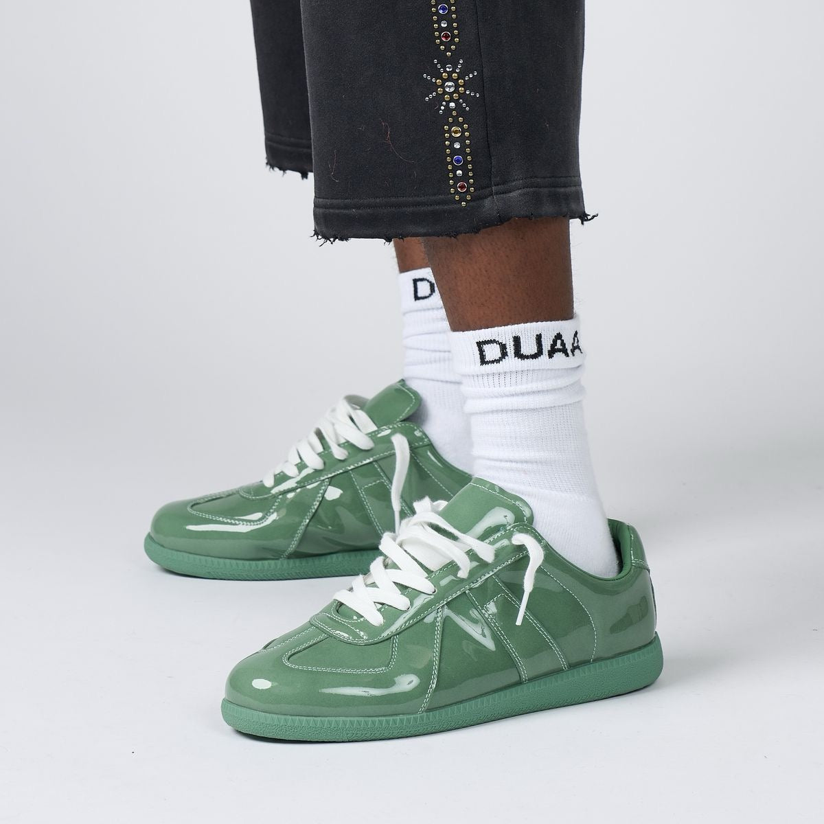 Duaa | Sage Shoes - Green