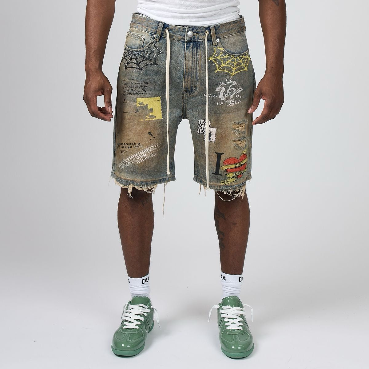 Duaa | Sunset Jorts - Blue