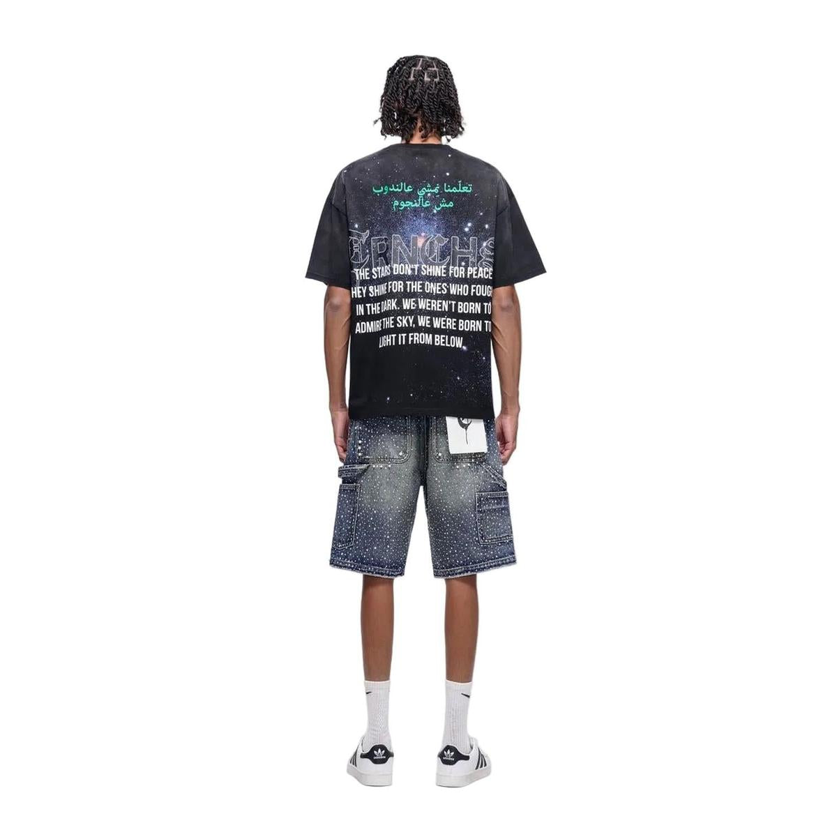 Trnchs | Armor Denim Jorts - Dark Blue Wash