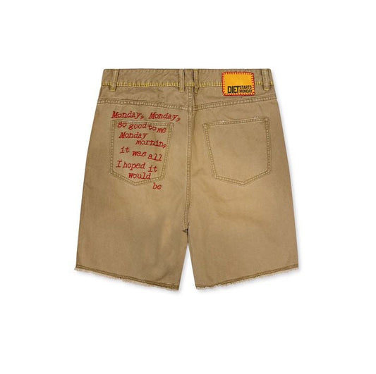 Diet Starts Monday | Canvas Shorts - Tan