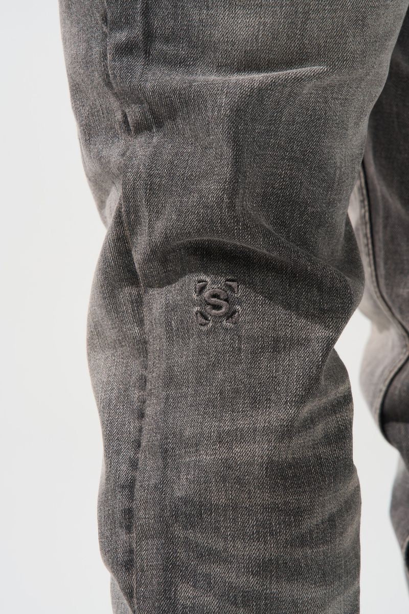 Serenede | Titan Slim Fit Jeans - Grey