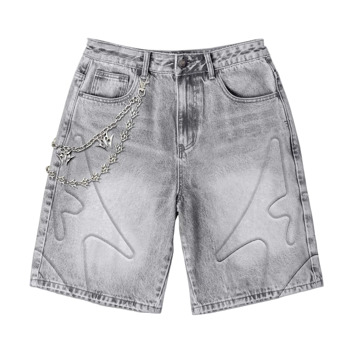 Melee | Shogun Embossed Denim Jorts
