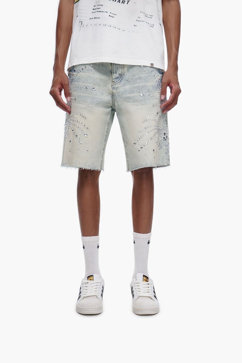 Trnchs | Venkel Jorts - Light Blue Wash
