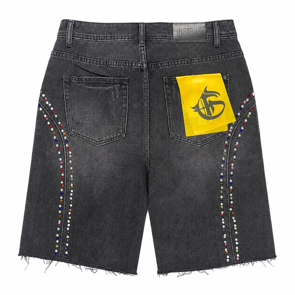 GFTD | Fisk Jorts - Black Wash