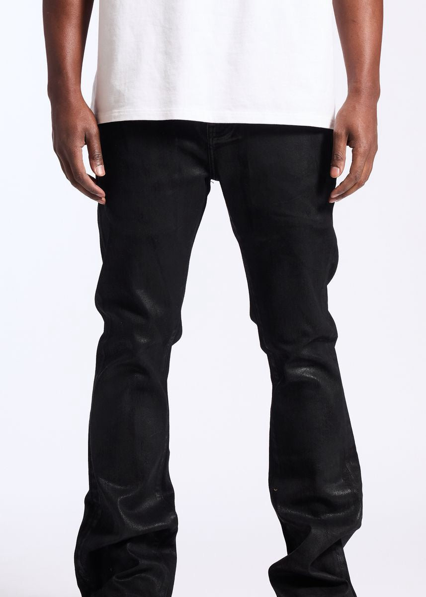 Embellish | Raider Stacked Pants - Black Wax