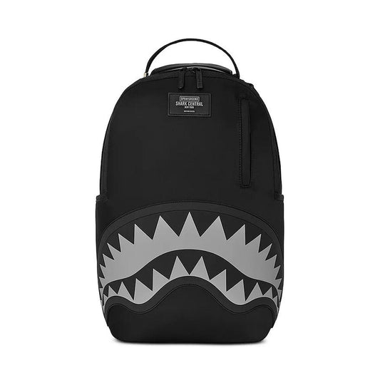 Sprayground Shark Central Gray Embossed Backpack