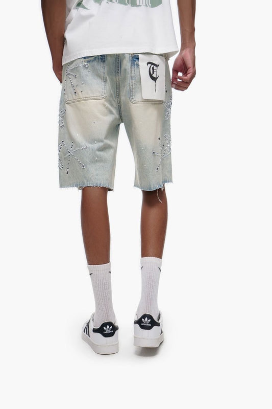Trnchs | Venkel Jorts - Light Blue Wash