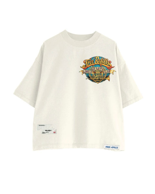 Free Refills | Lonely Hearts Tee - Cream