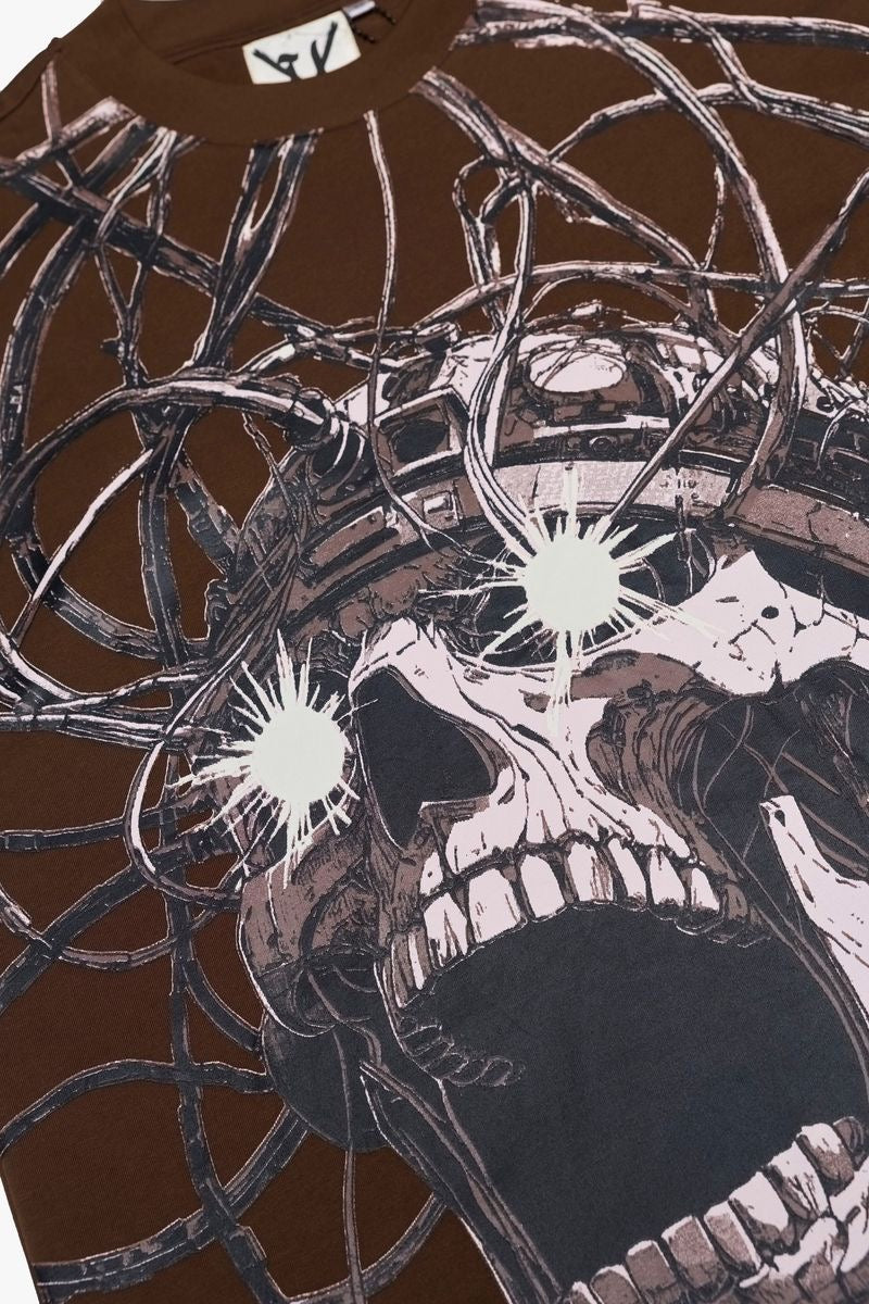 X-Hostile | Neural Overload Tee - Brown