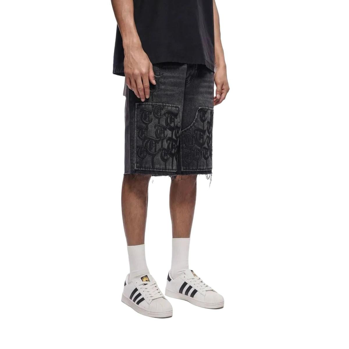 Trnchs | Script Jorts - Black Wash