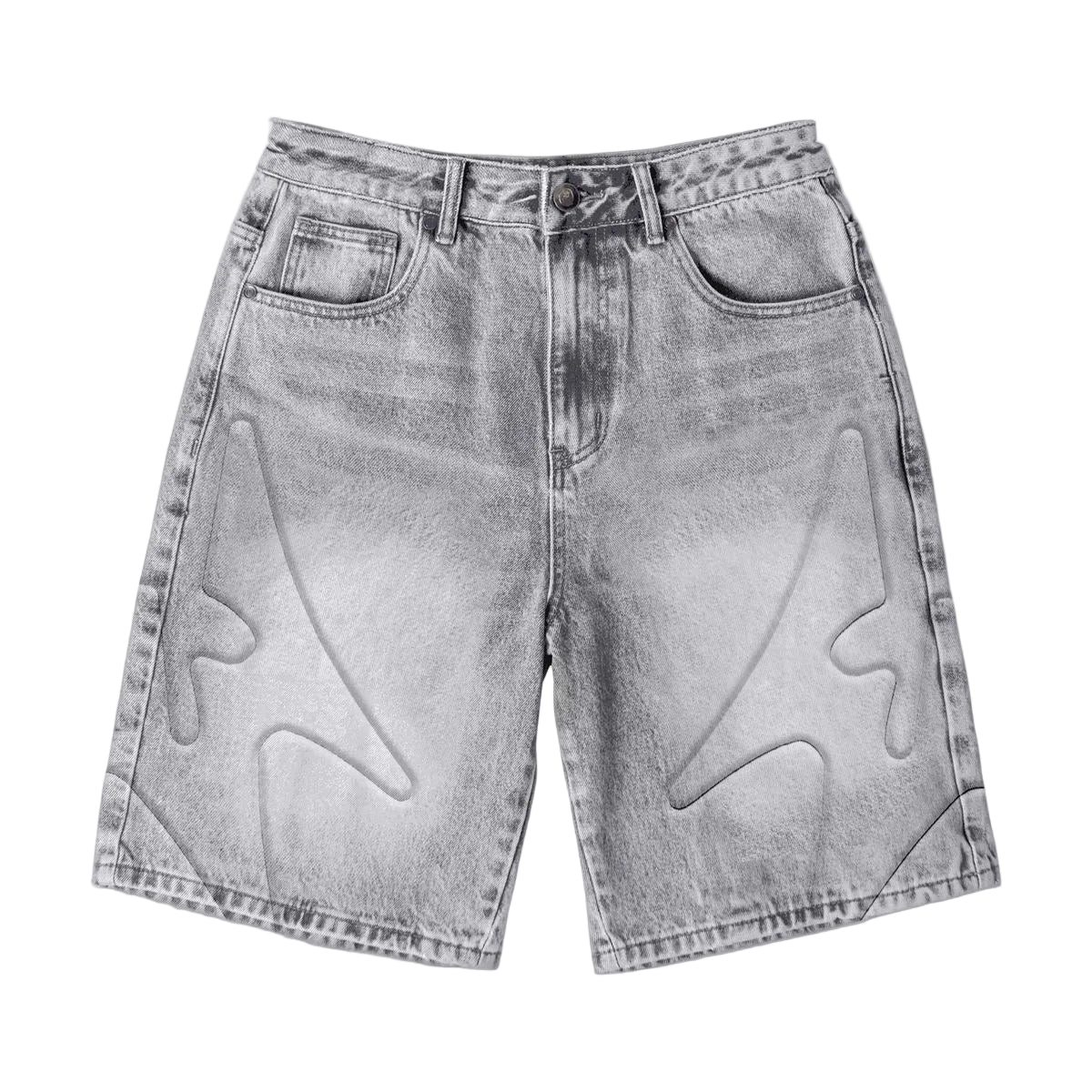 Melee | Shogun Embossed Denim Jorts