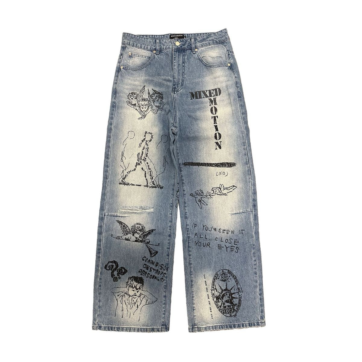 Mixed Emotion | Canvas Denim - Blue