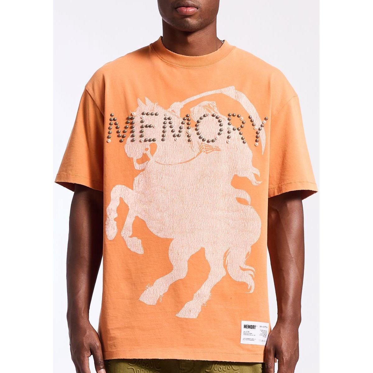 Memory Lane | Studded Tee - Orange