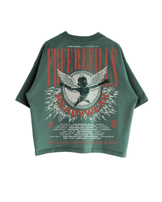 Free Refills |  Nirvana Tee - Green