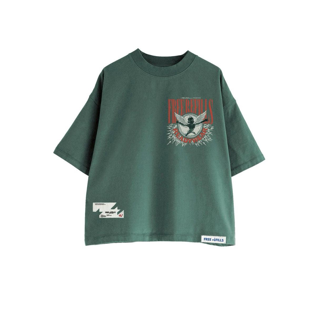 Free Refills |  Nirvana Tee - Green