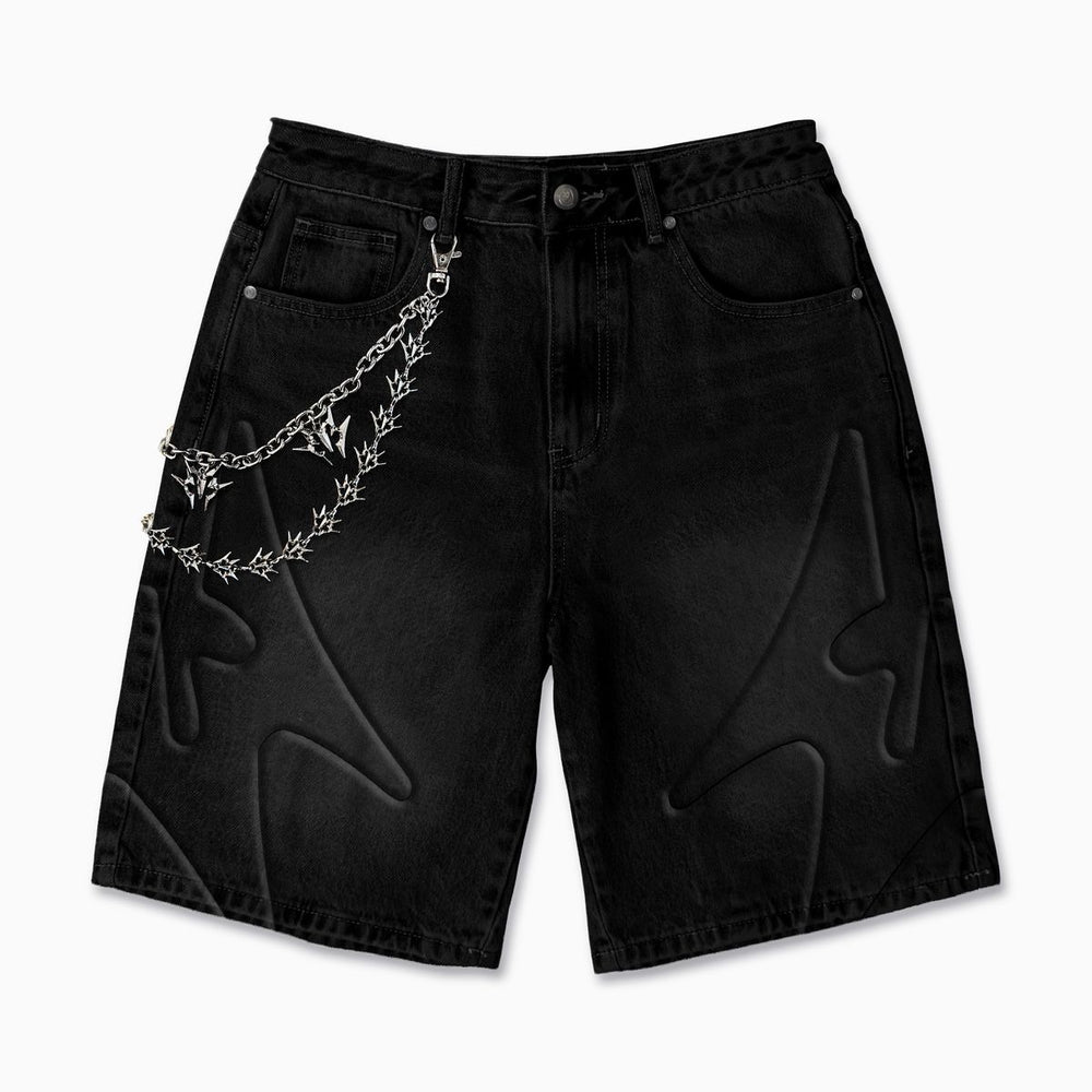 Melee | Shogun Embossed Denim Jorts