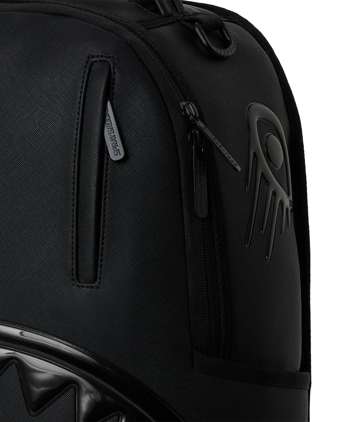 Sprayground Blacked Out Metallic Drop Backpack