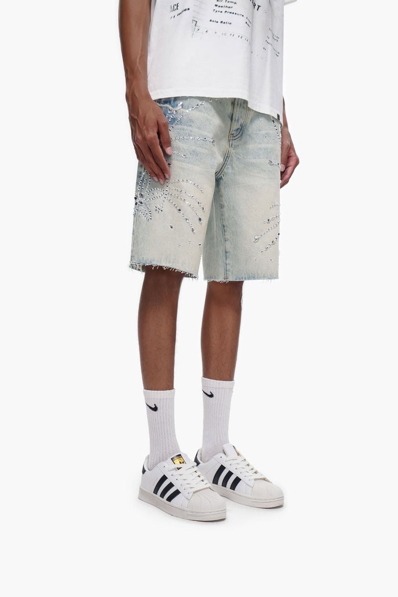 Trnchs | Venkel Jorts - Light Blue Wash