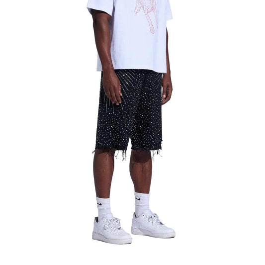 Crysp Denim | Crystal Jorts - Black