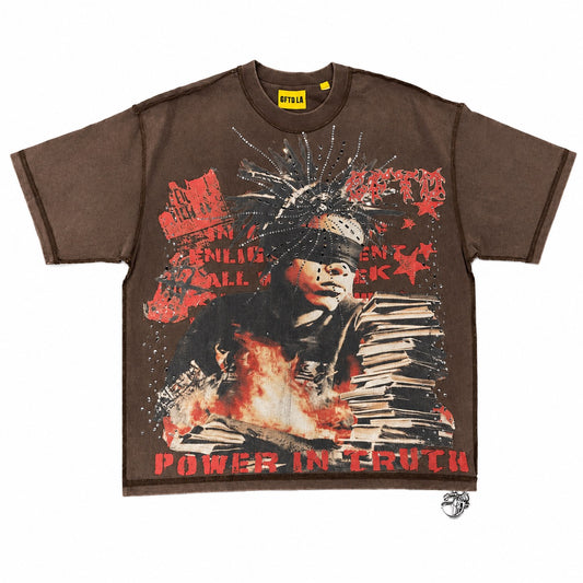 GFTD | Power In Truth Tee - Brown