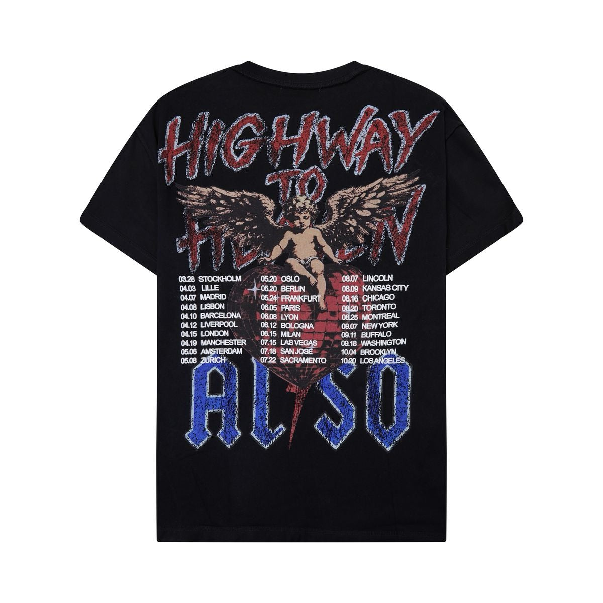 Almost Someday | Highway To Heaven Tee - Black