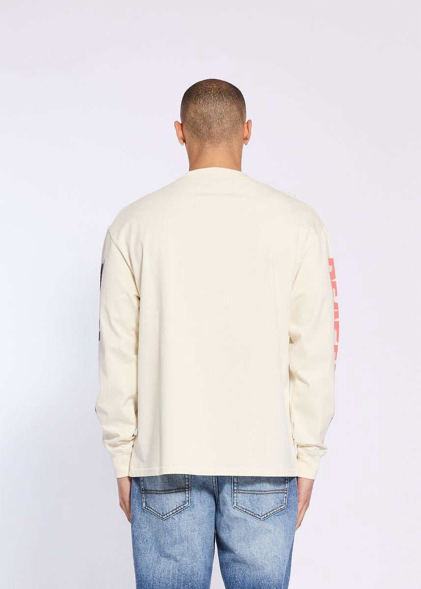 Memory Lane | Reaper Long Sleeve Tee - Antique White