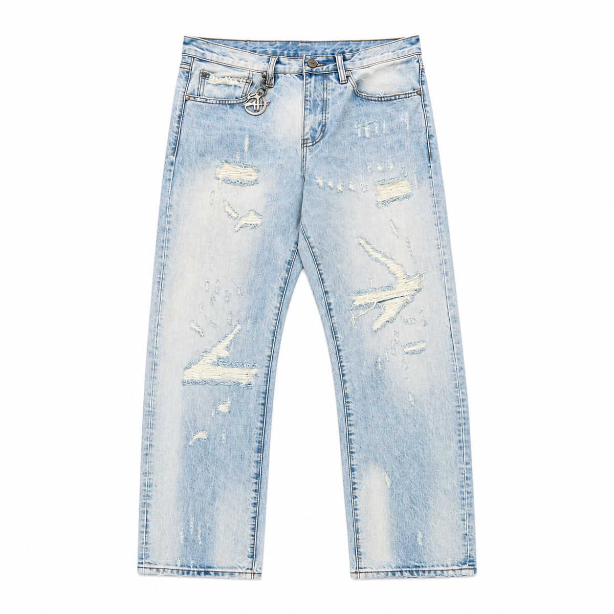 GFTD LA | Damien Baggy Denim - Light Wash