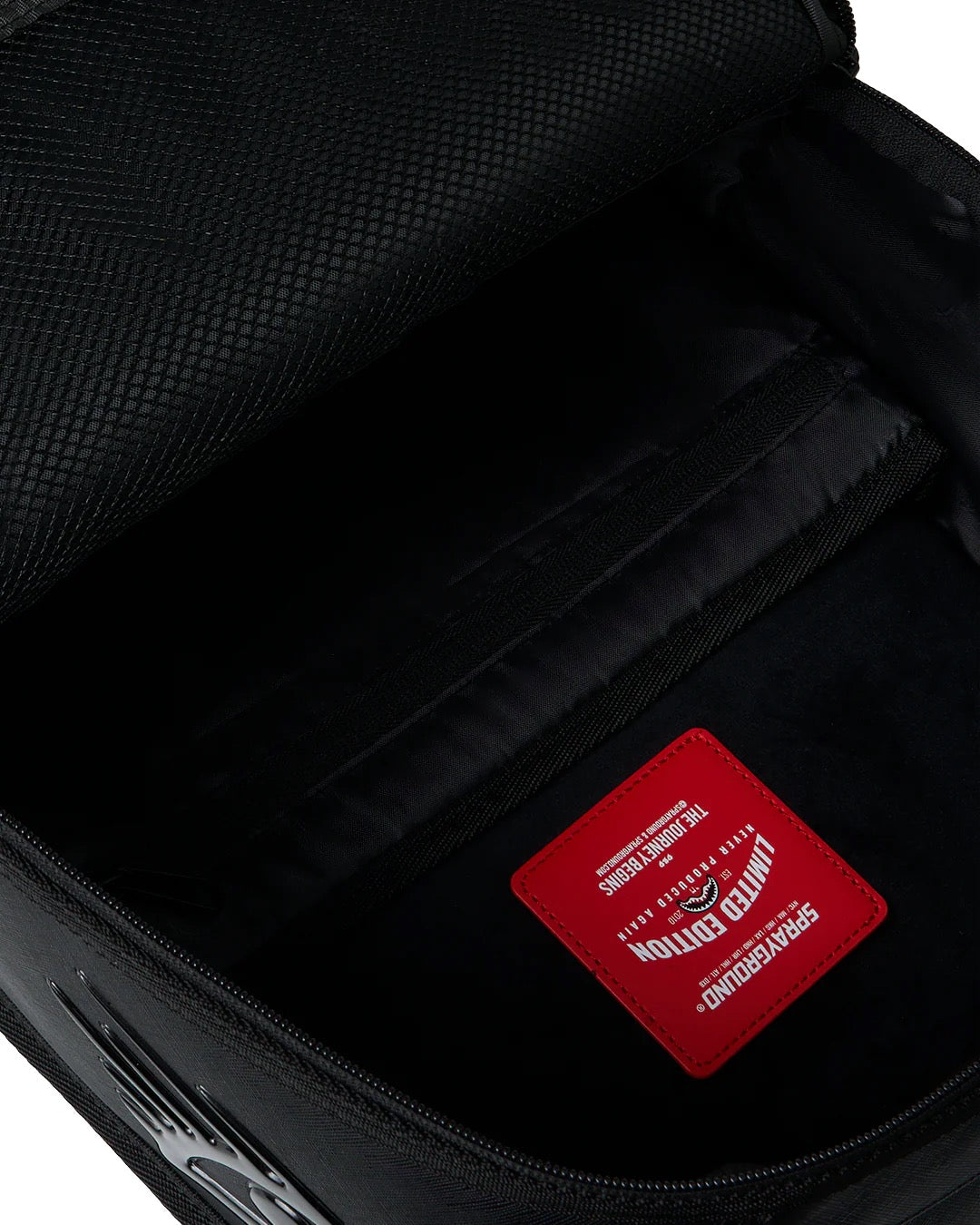Sprayground Blacked Out Metallic Drop Backpack