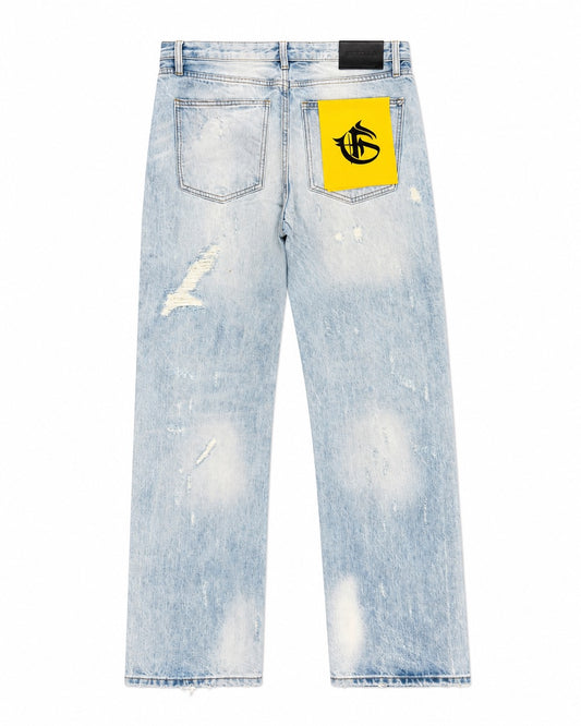 GFTD LA | Damien Baggy Denim - Light Wash