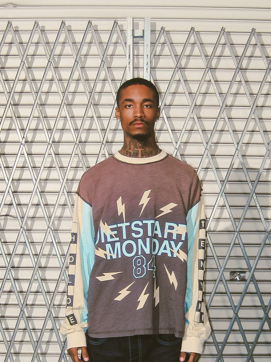 Diet Starts Monday | Bolt Panel Long Sleeve Tee