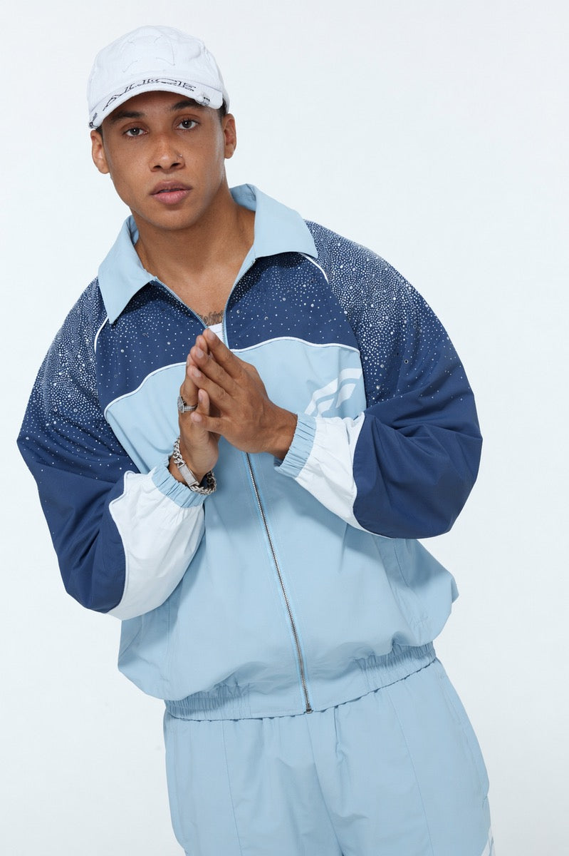 Rvs Labs | Astral Zip Up Jacket- Baby Blue