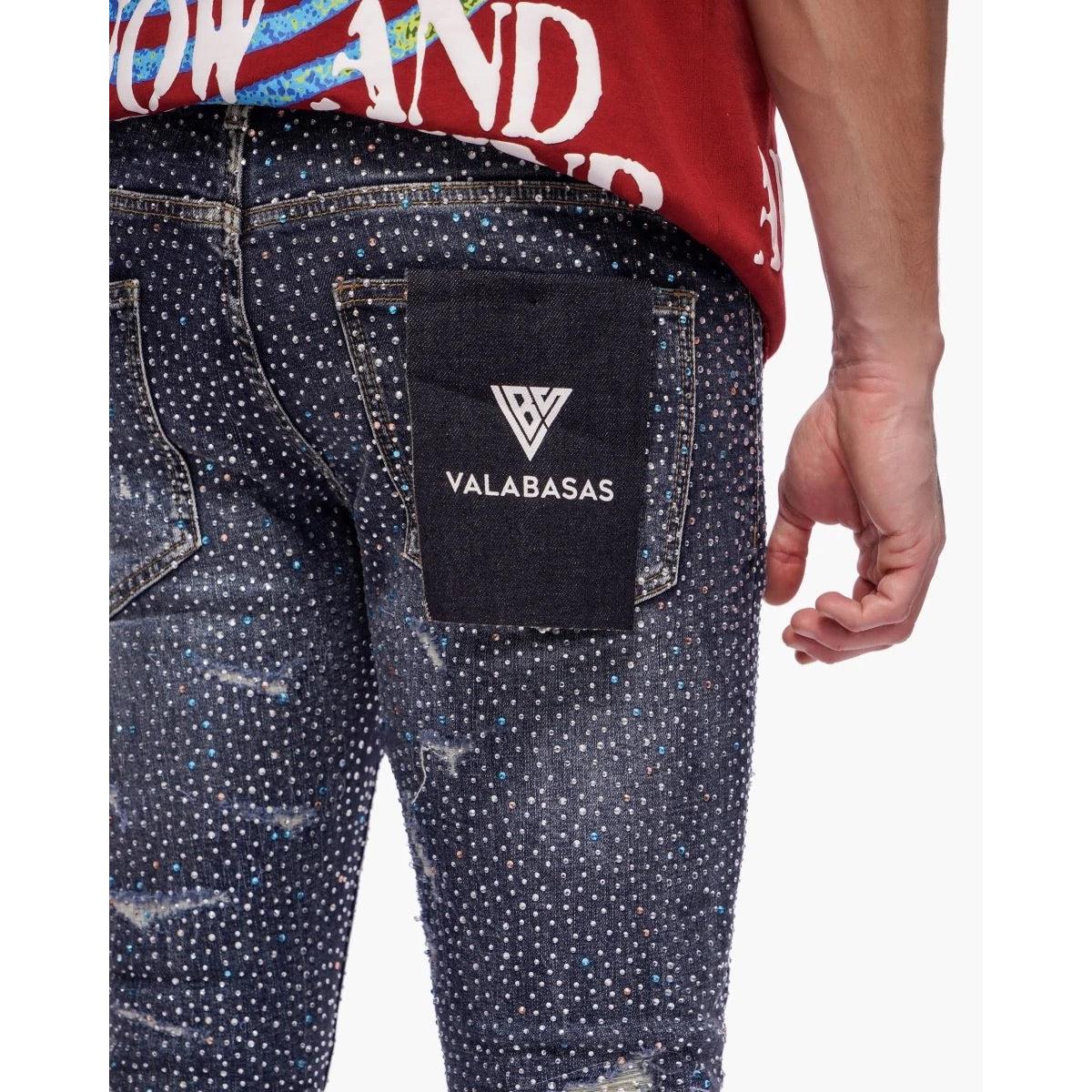 Valabasas | Stagger Skinny - Dark Blue Wash
